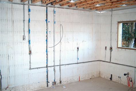 icf wall plumbing